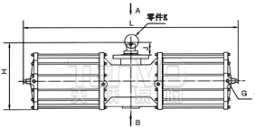 AW系列氣動執(zhí)行器結(jié)構(gòu)圖
