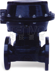 EG641W、EG641J英標（無帶手操往復型）氣動隔膜閥實物圖
