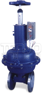 EG641J英標（帶手動往復型）氣動隔膜閥實物圖