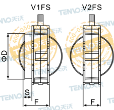 VFS粉體蝶閥結構圖