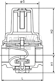 YZ11X支管減壓閥結構圖